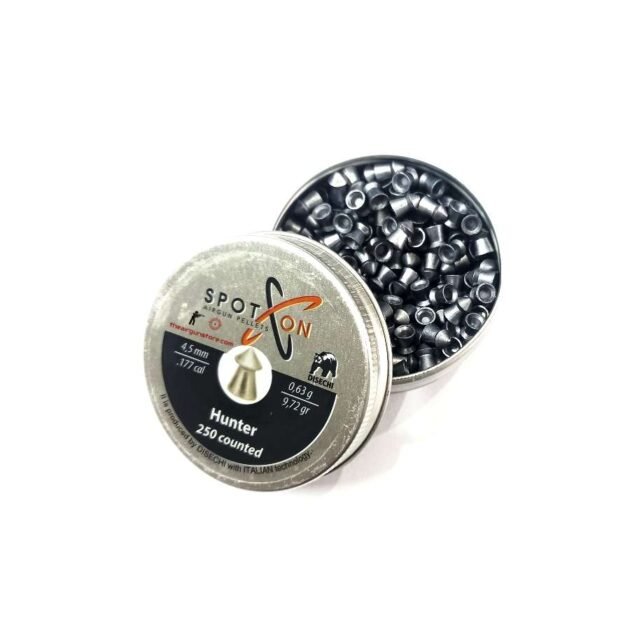 Spot On Hunter 9.72gr 250 count 4.5mm Airgun Pellets