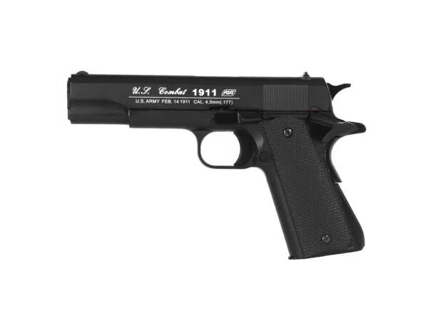 ASG 1911 US-C Airgun, BB, Black - Image 4