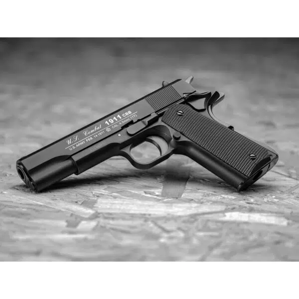 ASG 1911 US-C Airgun, BB, Black - Image 2