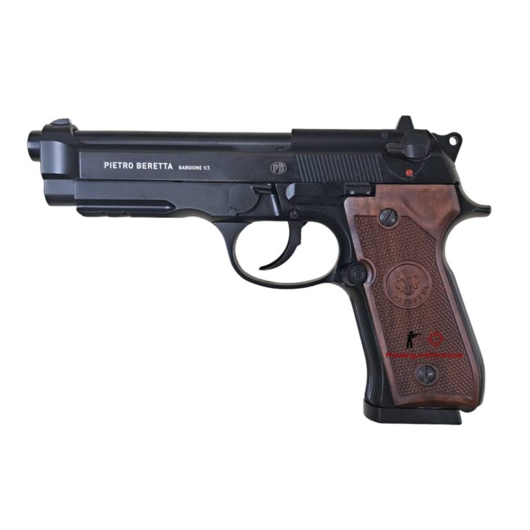 Beretta M92A1 Blowback Pistol with wooden grips - The Air Gun Store