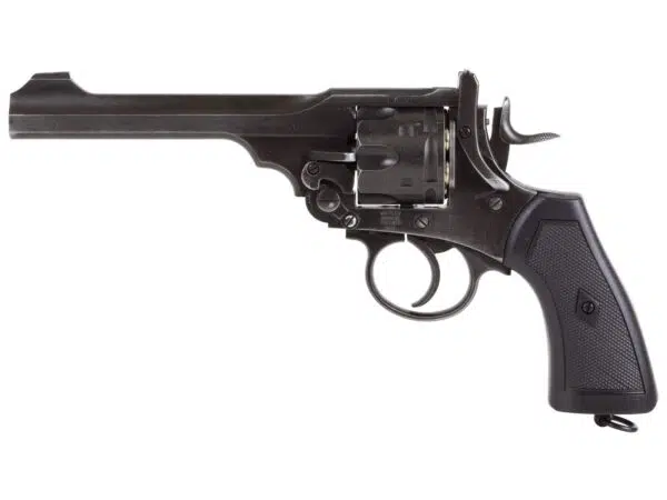 Webley MKVI .455 Service Model 6 inch CO2 Pellet Revolver - Battlefield Finish - Image 4