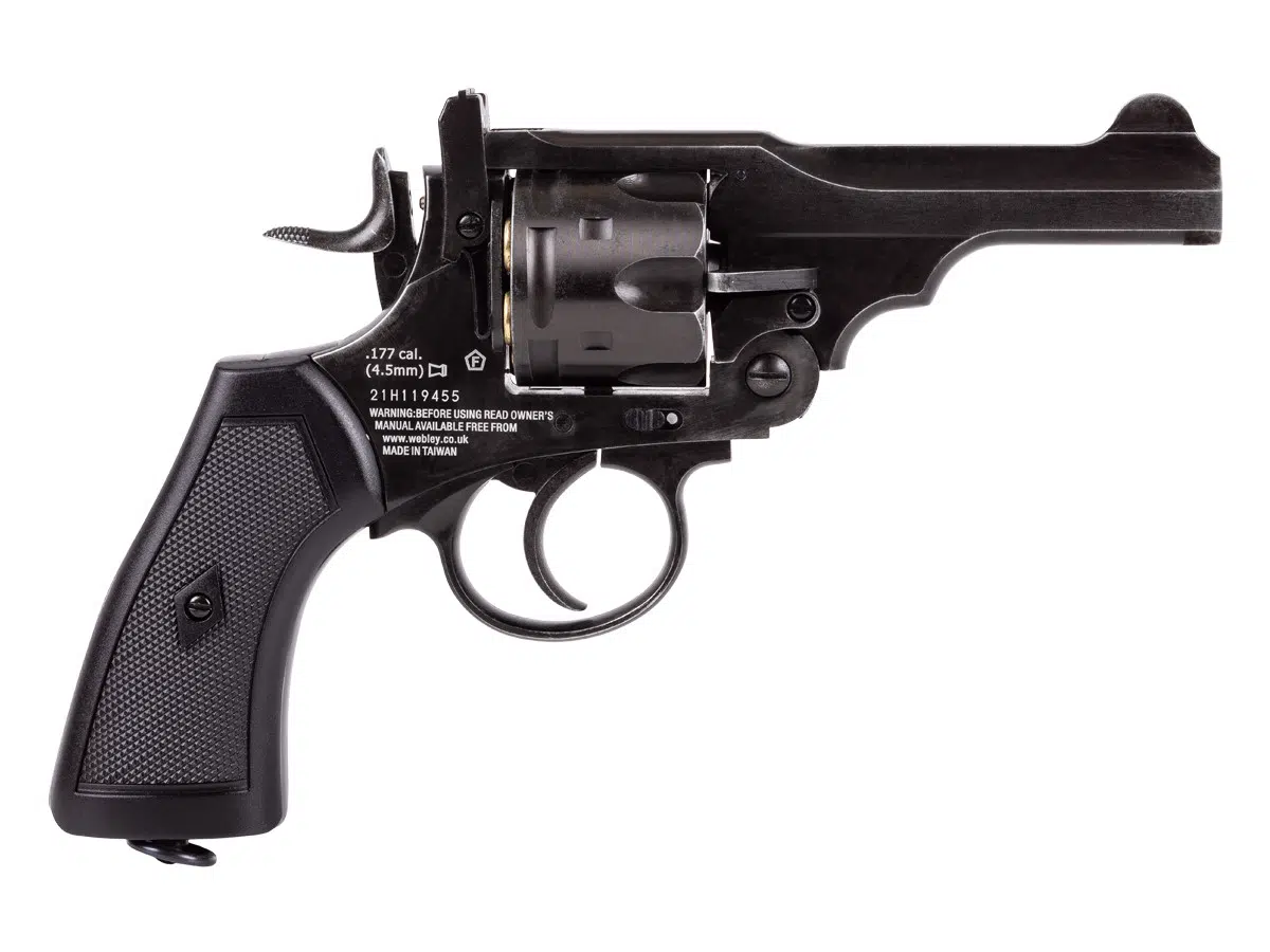 Webley MKVI .455 Police Model 4" CO2 Pellet Revolver - Image 3