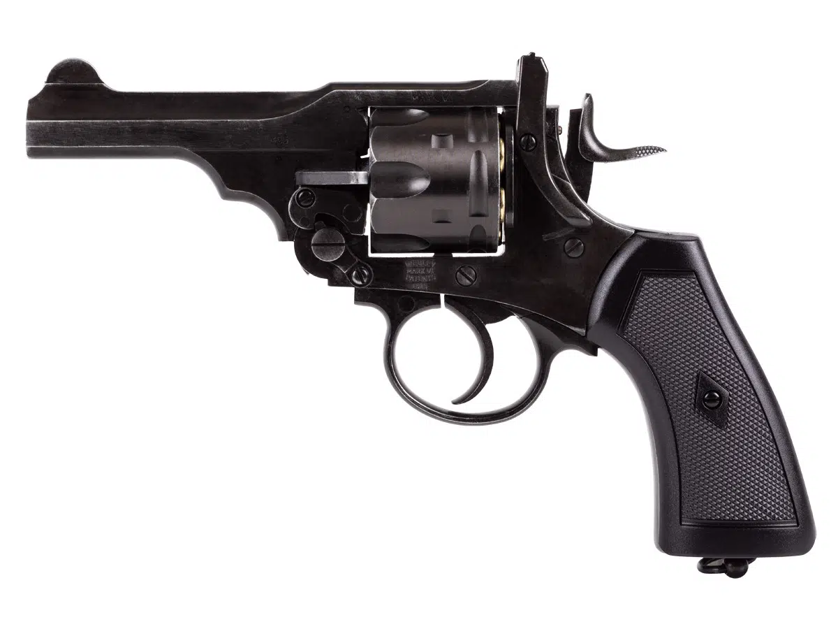 Webley MKVI .455 Police Model 4" CO2 Pellet Revolver - Image 4