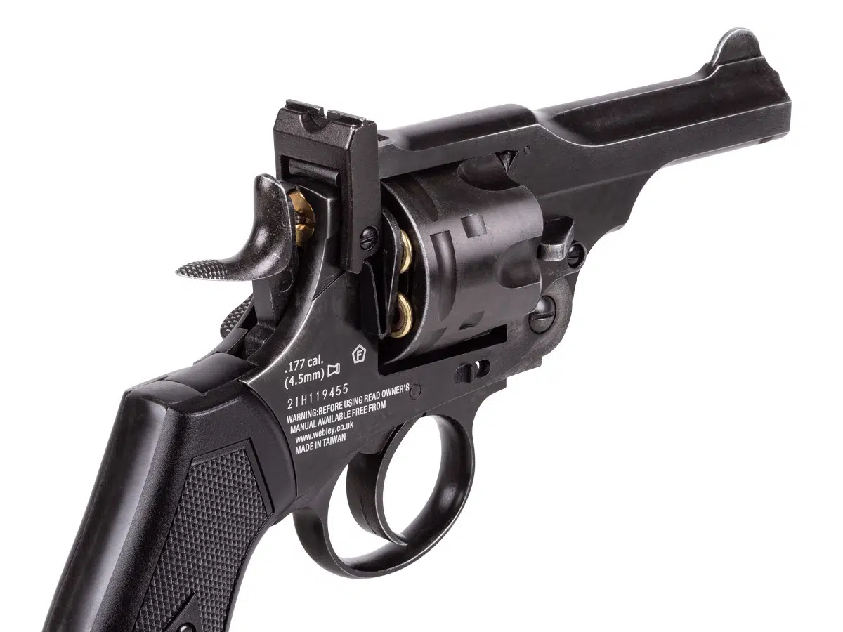 Webley MKVI .455 Police Model 4" CO2 Pellet Revolver - Image 5