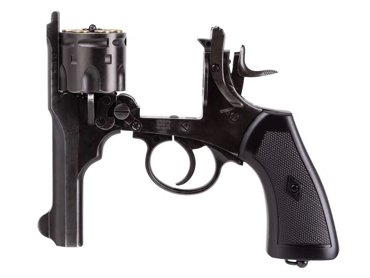 Webley MKVI .455 Police Model 4" CO2 Pellet Revolver - Image 7
