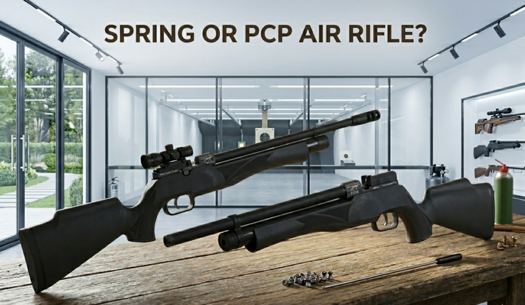 spring vs PCP air rifle