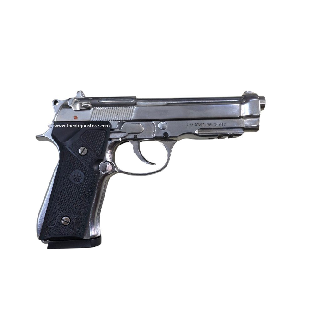 Beretta M92 chrome black grip