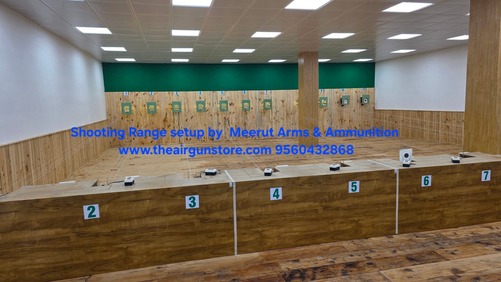 Premium Indoor 10 meter shooting range setup